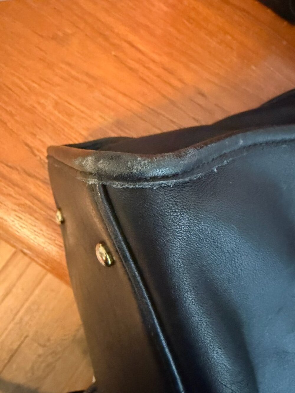 Vintage Coach Barclay Tote Black Glovetanned leather Briefcase #9096 - Picture 15 of 15